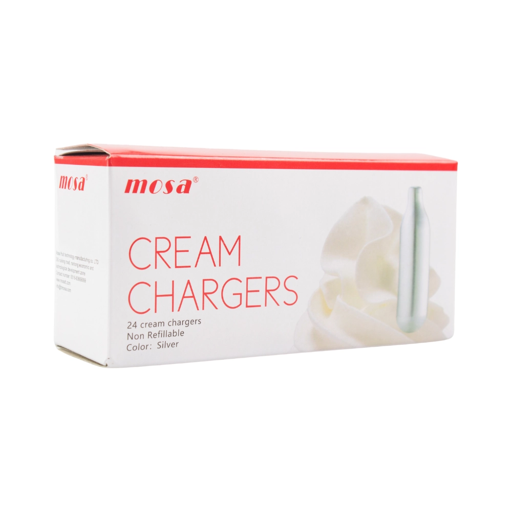 Cream Chargers -  8 Boxes of 24 Genuine Mosa (192 Cartridges