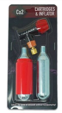 CO2 Proflate Mini Tyre Inflator Kit (With 2 x 16g CO2 + Cover) RED